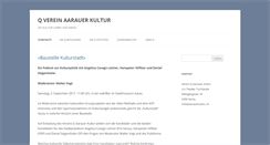 Desktop Screenshot of aarauerkultur.ch