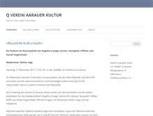 Tablet Screenshot of aarauerkultur.ch